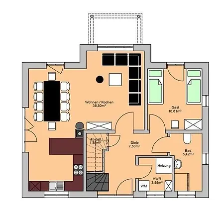 E13 Reetdachhaus 